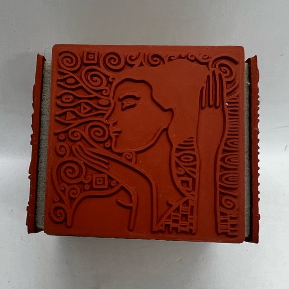 Judikins Rubber Stamp 4 Sided Klimt Ladies - Picture 7 of 8